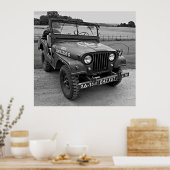 WORLD WAR 2 JEEP POSTER (Keuken)