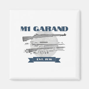 World War 2 Kleding M1 Garand - Uni-volwassenen, Z Magneet