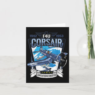 World War 2 Military Fighter Vliegtuig WWII F4U Co Kaart