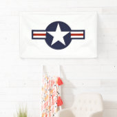 World War 2 USAF Vliegtuig Insignia Spandoek (Insitu)