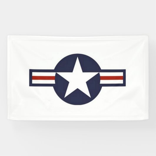 World War 2 USAF Vliegtuig Insignia Spandoek (Horizontaal)