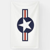 World War 2 USAF Vliegtuig Insignia Spandoek (Verticaal)