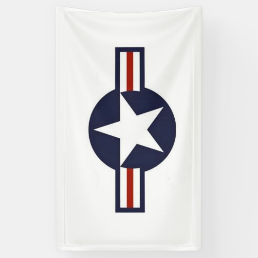 World War 2 USAF Vliegtuig Insignia Spandoek (Verticaal)