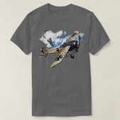 World War I Aerial Combat German Biplane T-shirt (Design voorkant)