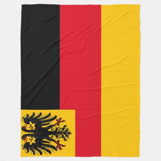 WORLD WAR I GERMAN FLAG FLEECE DEKEN (Voorkant)