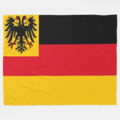 WORLD WAR I GERMAN FLAG FLEECE DEKEN (Voorkant (Horizontaal))