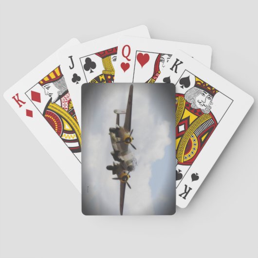 World War II: Bomber Speekkaarten Pokerkaarten (Achterkant)