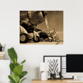World War II Douglas SBD Dauntless Bomber Planes Poster (Thuiskantoor)