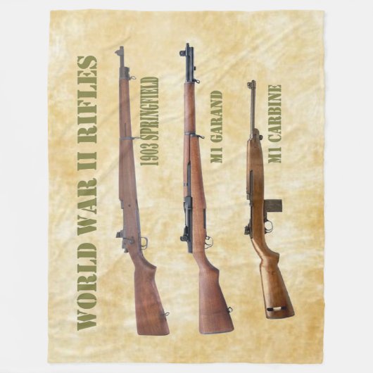 WORLD WAR II FLEECE DEKEN (Voorkant)