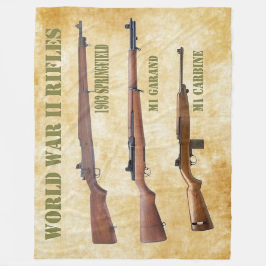 WORLD WAR II FLEECE DEKEN (Voorkant)