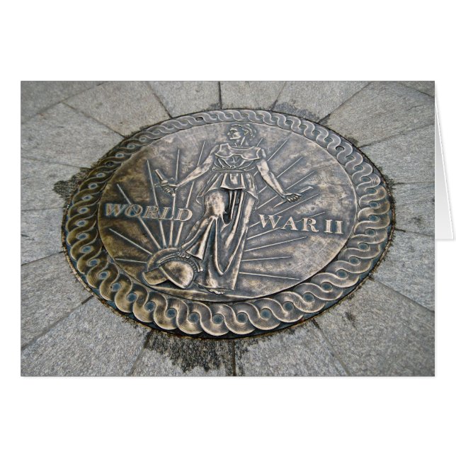 World War Two Emblem, Washington D.C. (Voorkant Horizontaal)