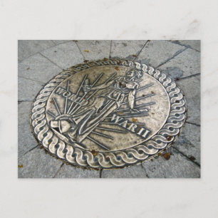 World War Two Emblem, Washington D.C. Briefkaart