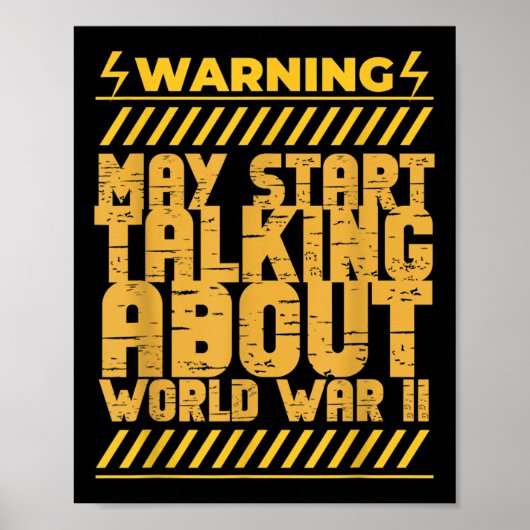 World War Two Grappige Geschiedenis World War Gesc Poster (Voorkant)