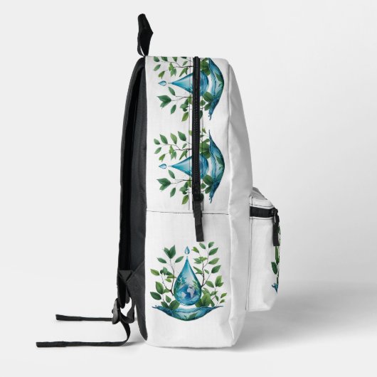 World Water Day Bedrukte Rugzak (Links)