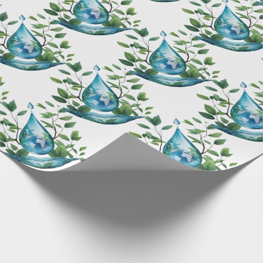 World Water Day Cadeaupapier (Hoek)