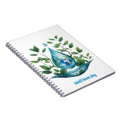 World Water Day Notitieboek (Rechterzijde)