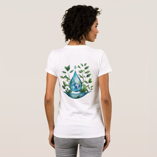 World Water Day T-shirt (Achterkant volledig)