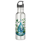 World Water Day Waterfles (Voorkant)