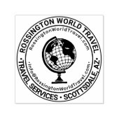 World Wereldbol Bedrijfsnaam Locatie URL E-mail Zelfinktende Stempel (Design)