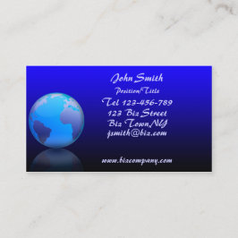 World Wereldbol Business Card-template Visitekaartje