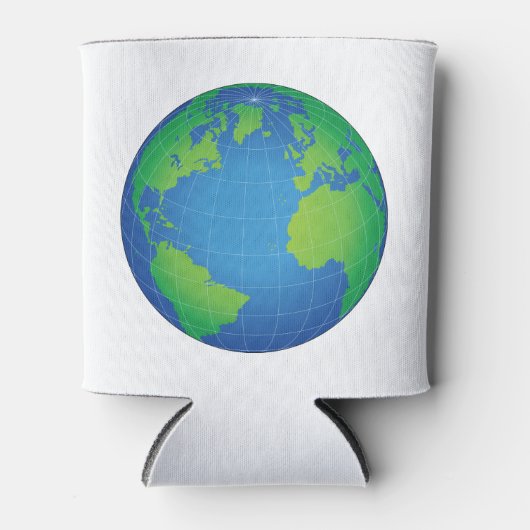 World Wereldbol Map Blikjeskoeler (Voorkant)