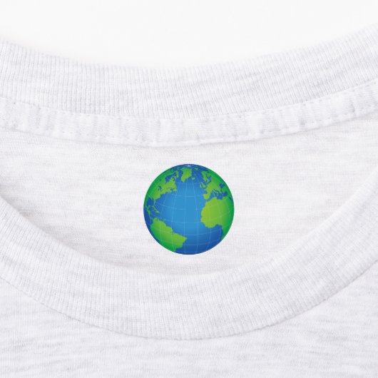 World Wereldbol Map Labels (Aangebracht)