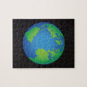 World Wereldbol Map Starry Sky Legpuzzel (Horizontaal)