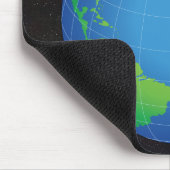 World Wereldbol Map Starry Sky Muismat (Hoek)