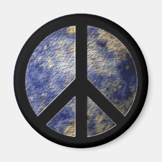 World Wereldbol Peace Sign Magnet