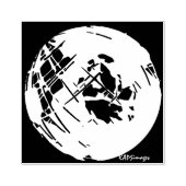 World Wereldbol Photography Art Tas Rubberstempel (Afrduk)