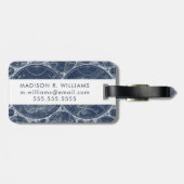 World Wereldbollen Blueprint Bagagelabel (Achterkant horizontaal)