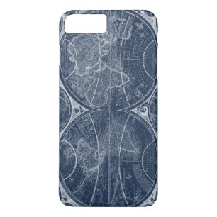 World Wereldbollen Blueprint iPhone 8/7 Plus Hoesje