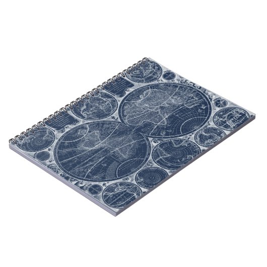 World Wereldbollen Blueprint Notitieboek (Linkerzijde)