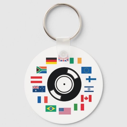World Wide DJ Sleutelhanger (Voorkant)