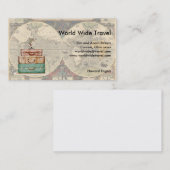 World Wide Travel Luggae and Map Visitekaartje (Voorkant / Achterkant)