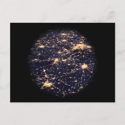 World Wide Web Light Network Briefkaart (Voorkant)