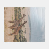 WORLD WILDLIFE DAY FLEECE DEKEN (Voorkant (Horizontaal))