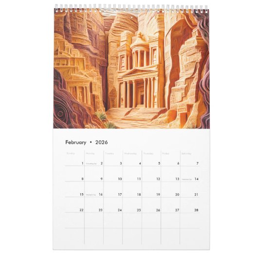 World Wonders in Paper – Quilling Architecture Kalender (Feb 2026)