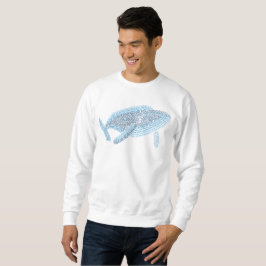 World Word Blauw Sweatshirt