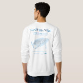 World Word Blauw Sweatshirt (Achterkant volledig)