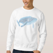World Word Blauw Sweatshirt (Voorkant)