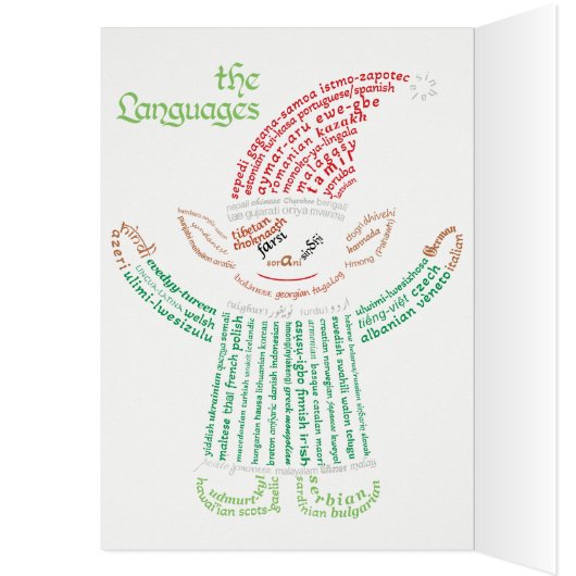 World Word Elf Kaart (Binnen (Links))