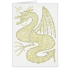 World Word Gold Dragon Kaart