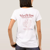World Word Roos T-shirt (Achterkant)
