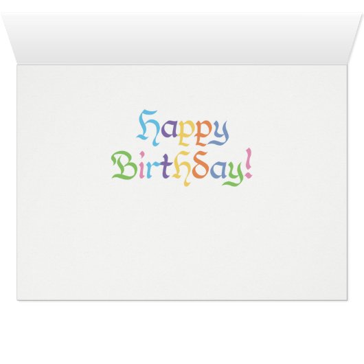 World Word verjaardagstaart Kaart - kleurenschema  (Binnen Horizontaal (Onder))