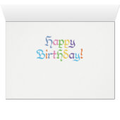 World Word verjaardagstaart Kaart - kleurenschema  (Binnen Horizontaal (Onder))