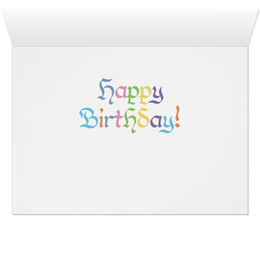 World Word verjaardagstaart Kaart - kleurenschema (Binnen Horizontaal (Onder))