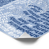 World Word Wave Poster (Hoek)