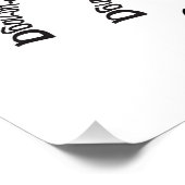 World Word Zebra Poster (Hoek)