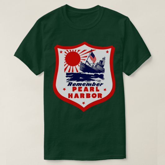 WorldII Herinner je Pearl Harbor T-shirt (Design voorkant)